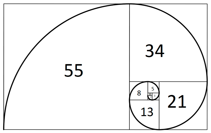 El número de oro o número áureo y la serie de Fibonacci
